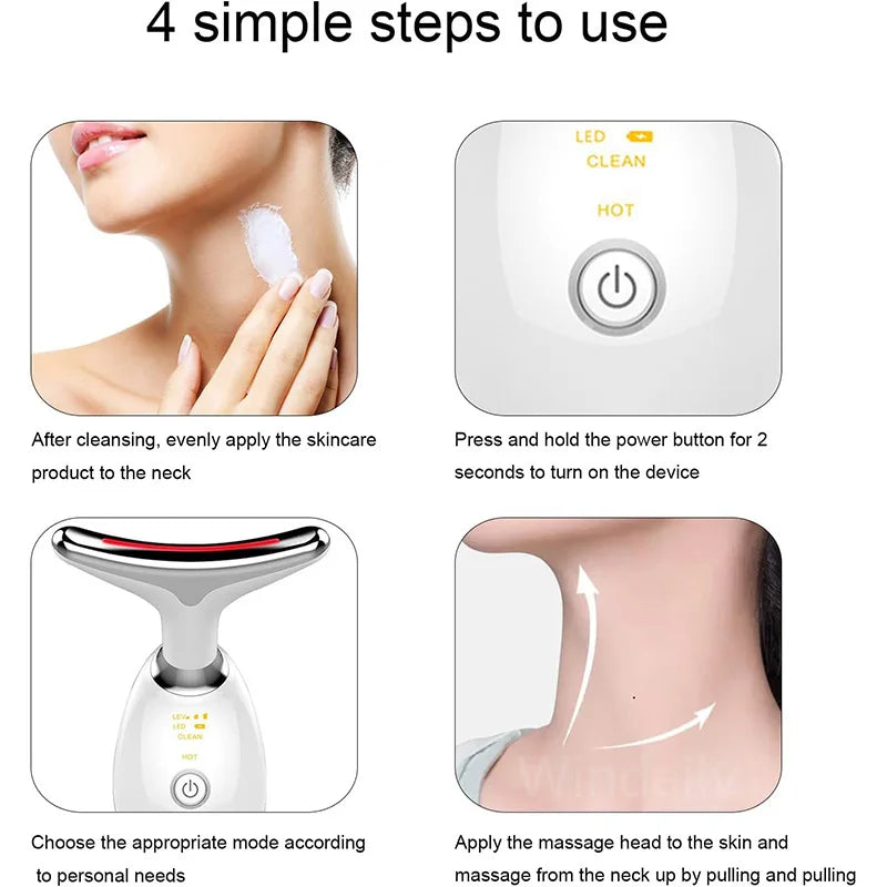 LunaraLight™ 7-in-1 LED Facial Sculptor + Travel Case