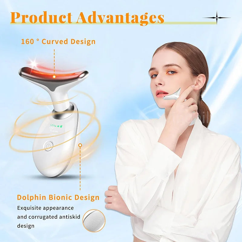 LunaraLight™ 7-in-1 LED Facial Sculptor + Travel Case