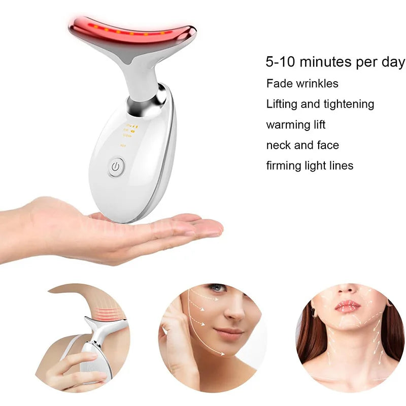 LunaraLight™ 7-in-1 LED Facial Sculptor + Travel Case