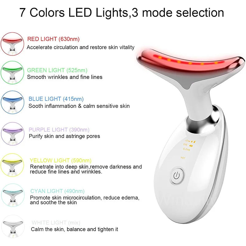 LunaraLight™ 7-in-1 LED Facial Sculptor + Travel Case
