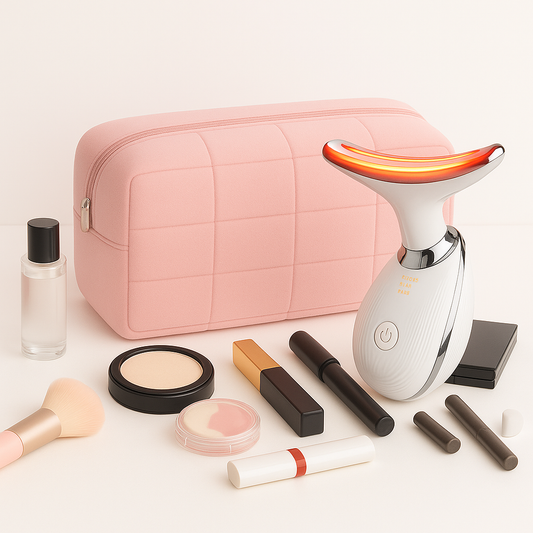 LunaraLight™ 7-in-1 LED Facial Sculptor + Travel Case