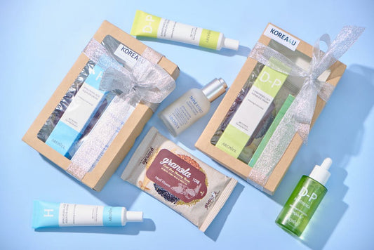 Beauty subscription box with skincare and LED therapy devices