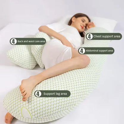 Almohada de embarazo 3 en 1 Lunara Light para dormir