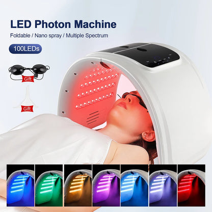 LUNARA LIGHT™ HydroGlow Station – 7-Color LED + NanoMist Therapy for Face & Body