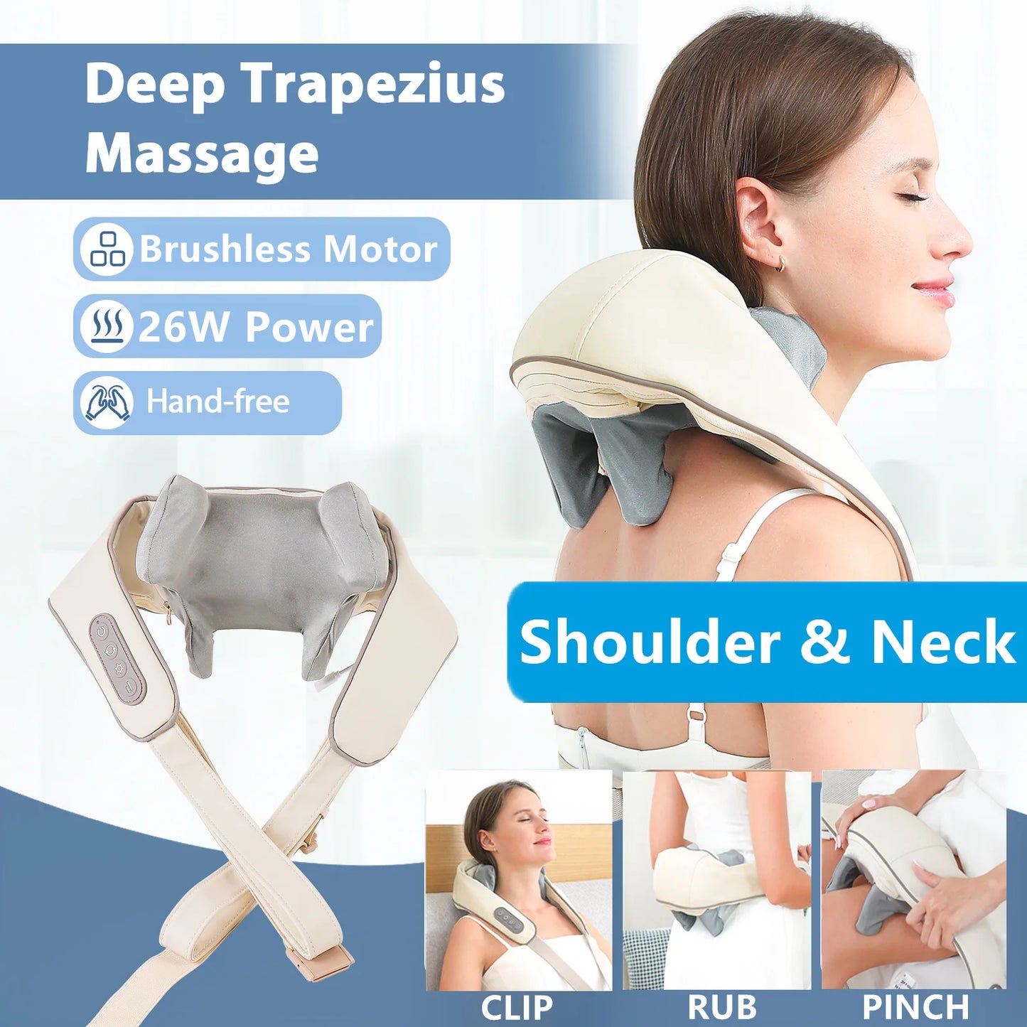 Lunara Light™ Back Neck Shoulder Massager