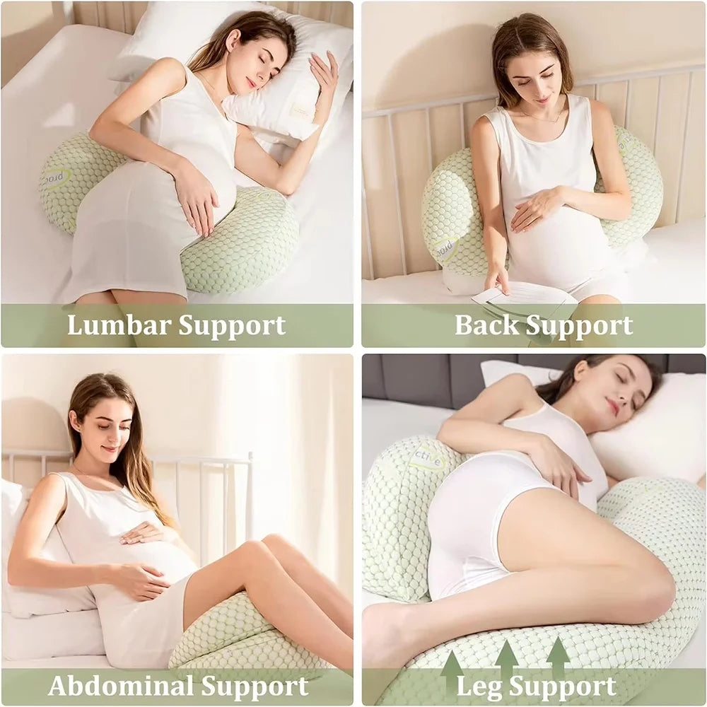 Almohada de embarazo 3 en 1 Lunara Light para dormir